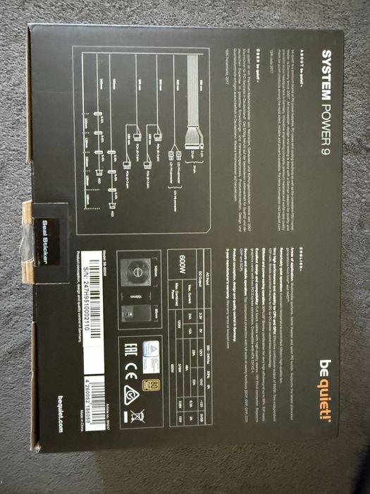 Блок живлення 600W BE QUIET! Pure Power 11 CM (BN298)