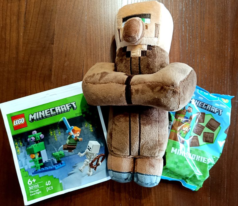 Zestaw Minecraft prezent willager wieśniak LEGO upominek święta