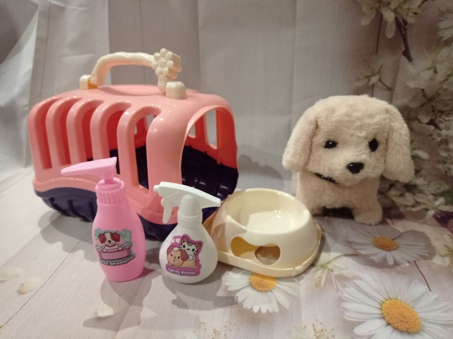 Інтерактивна собачка з переноскою