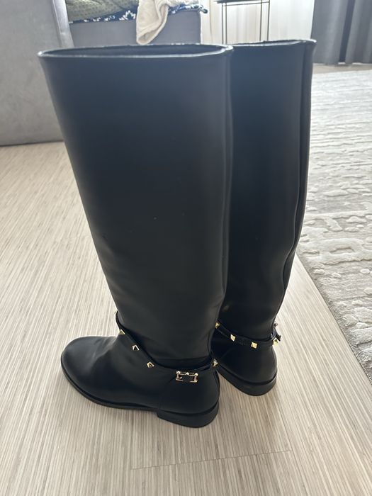 Кожанные свпоги valentino