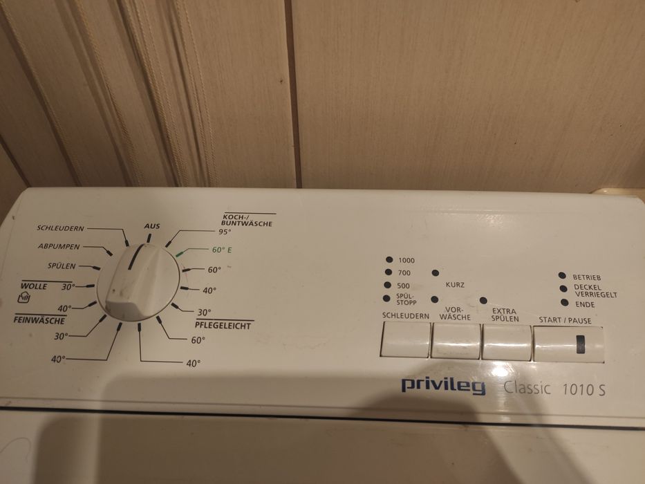 Pralka Privileg uszkodzona