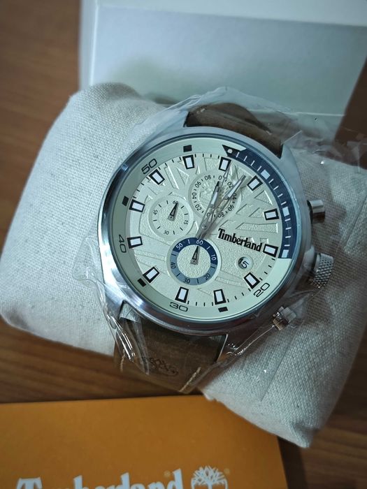Relógio Timberland Castanho & Bege