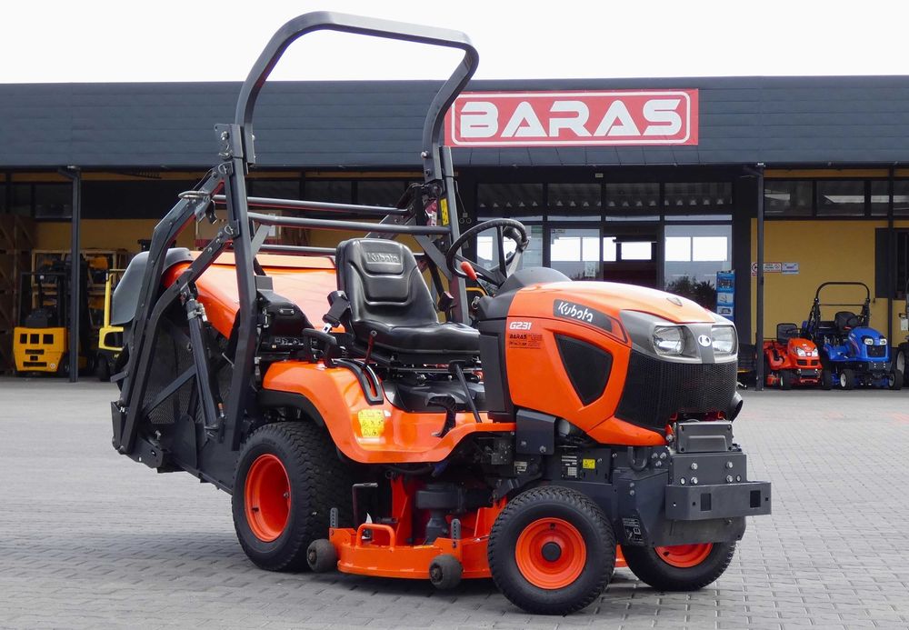 Traktorek kosiarka KUBOTA G231 Diesel Wysoki Wysyp (200601.4) Baras