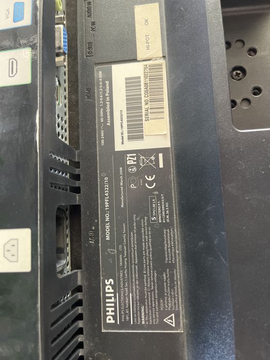 Telewizor Monitor Philips 19PFL4322/10