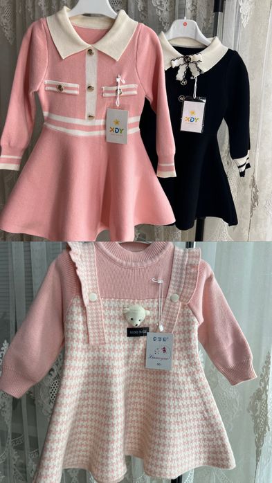 Неймовірно гарні та теплі  плаття р.74-128