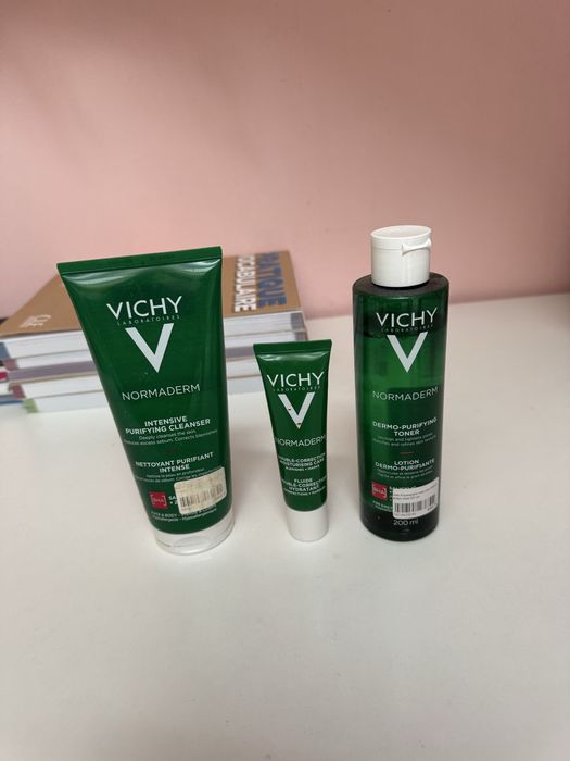 Normaderm набір vichy умивалка флюід і тонік тонер