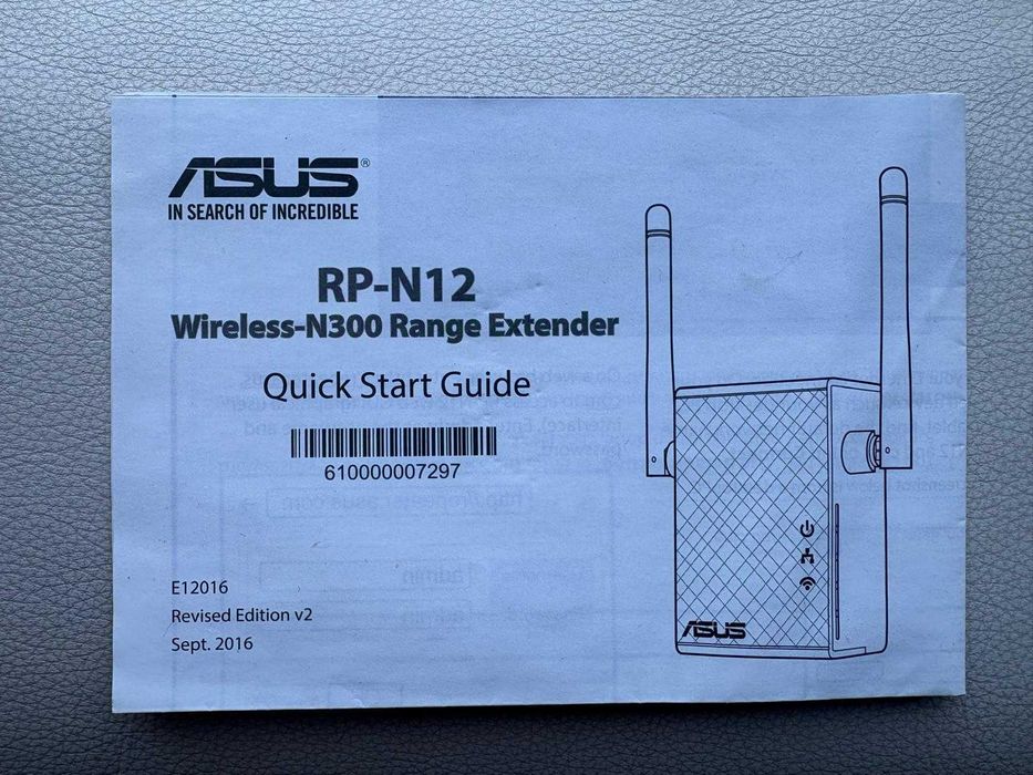 Repetidor de sinal Wi-Fi ASUS N300 RP-N12