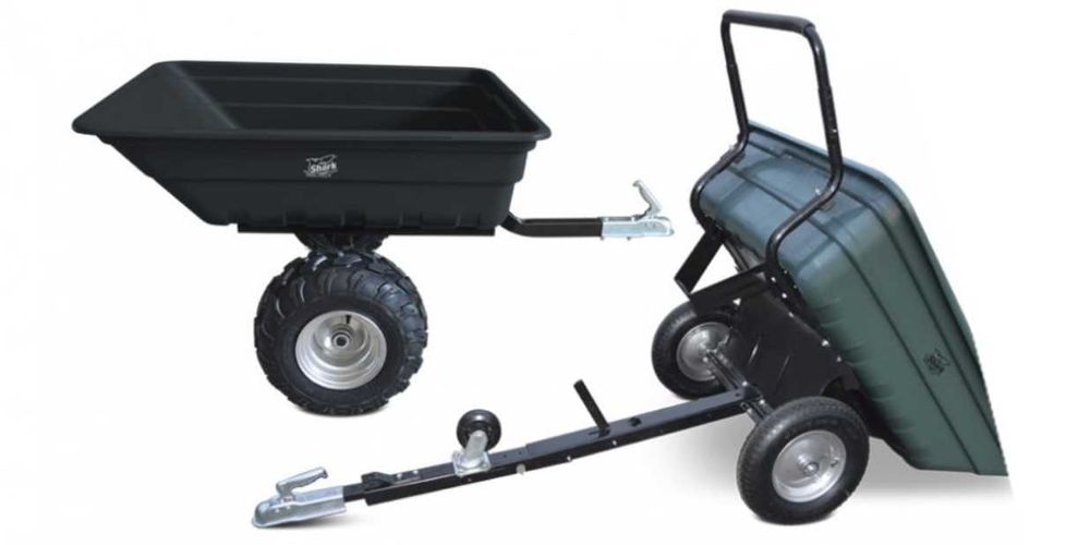 Прицеп до квадроцикла причіп самоскид SHARK 150/300 садовий причеп atv