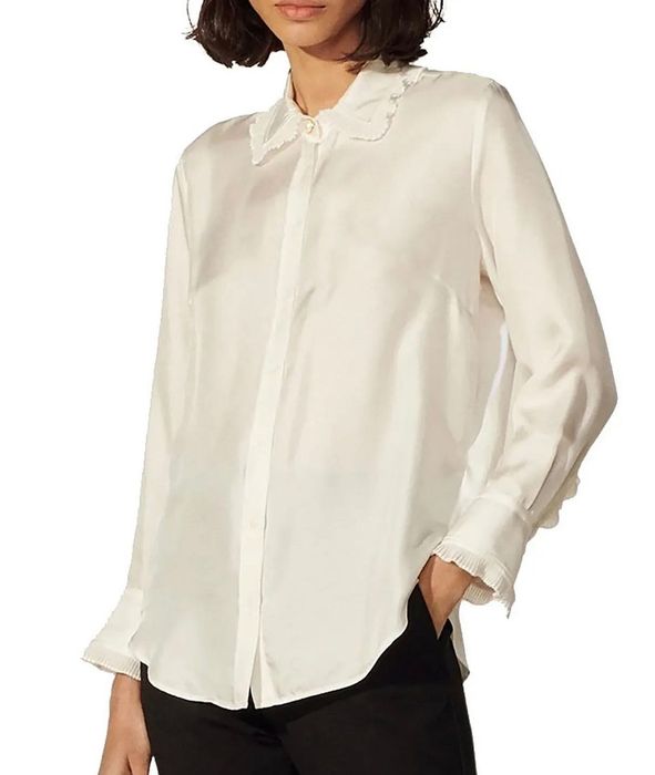 Шовкова рубашка Sandro