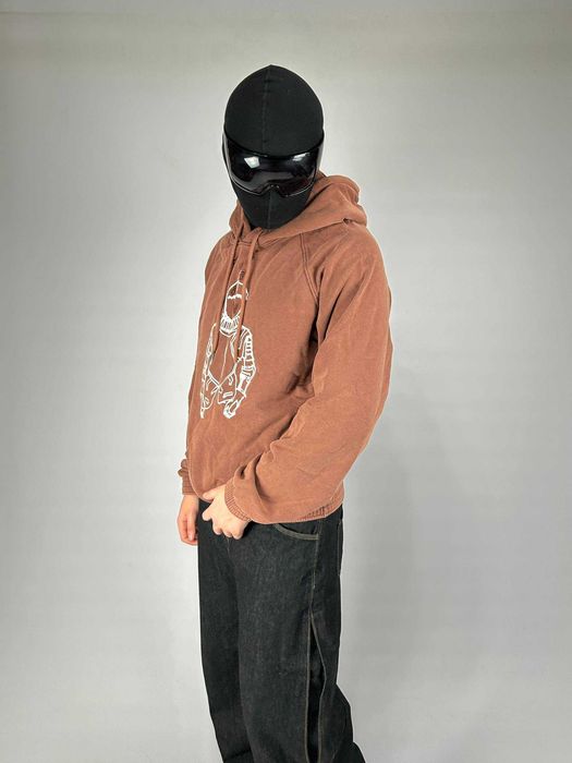 Худі Number (N)ine Knight теракотовий худи терракотовый кофта skinny