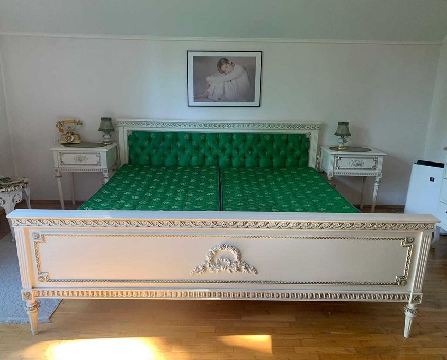 Sypialnia w stylu Ludwika XVI - oryginalne meble z lat 70-tych.