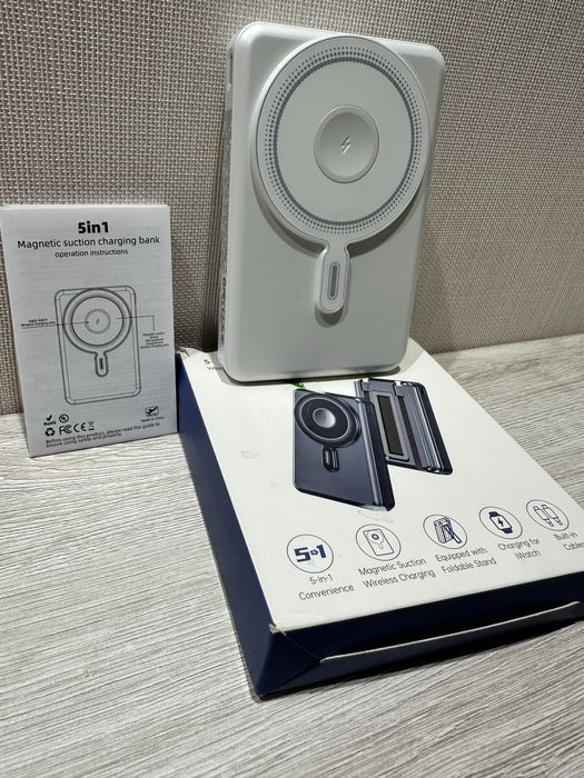 Магнітний Павербанк на Айфон 10000 mAh MagSafe, PD 22.5W, 15W Wireless