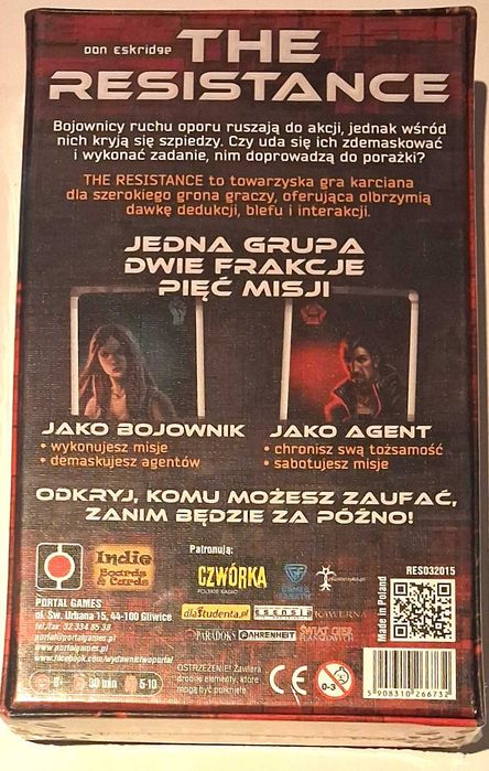 The Resistance Gra Karciana Nowy/Folia