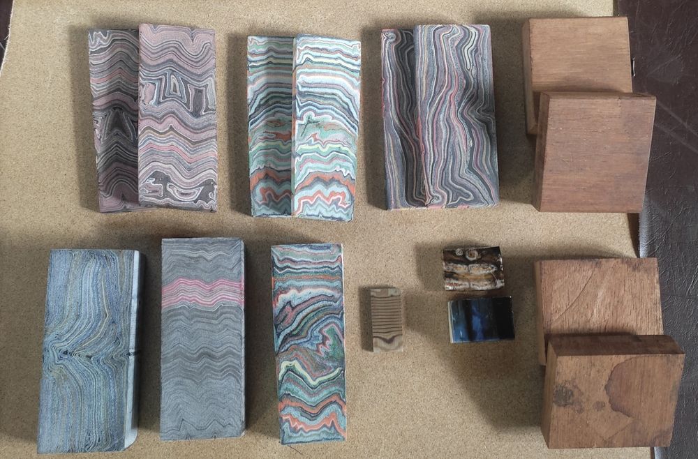 Мікарта мокуме -гане накладки