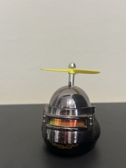 Каченя чорне в шлемі