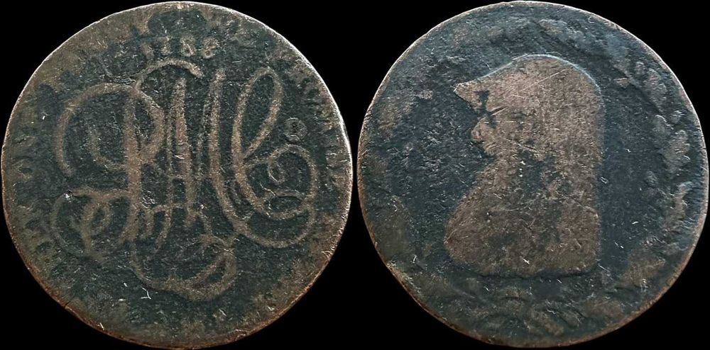 1 Penny - 1788 - Reino Unido - George III - Anglesey - Druid (Rara)