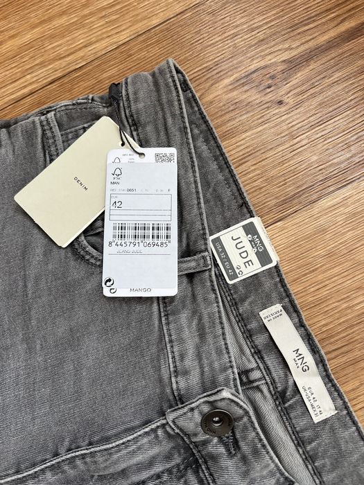 Мужские серые джинсы Mango. Оригинал.