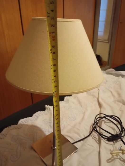 Conjunto candeeiro teto e dois mesinhas