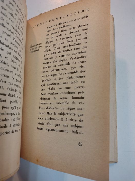 L' existentialisme est um humanisme, de Jean-Paul Sartre