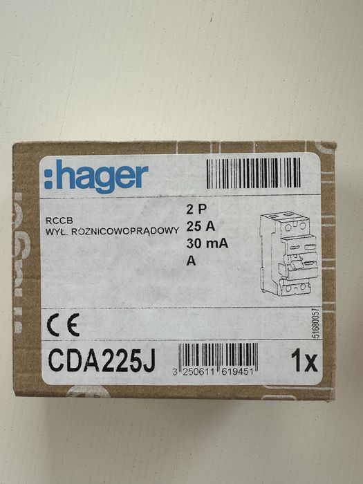Róznicowka Hager 25A