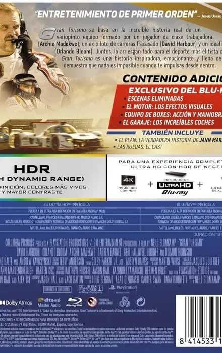 Filme Gran Turismo 4K