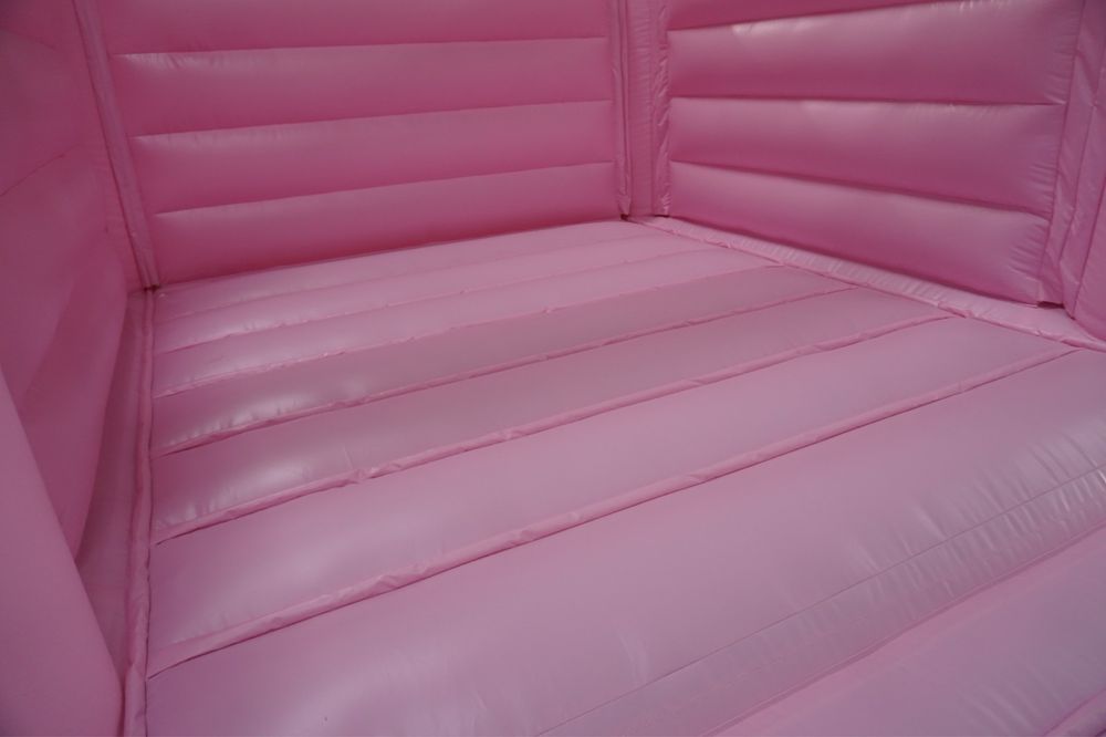 Insuflável castelo rosa - PVC - NOVO