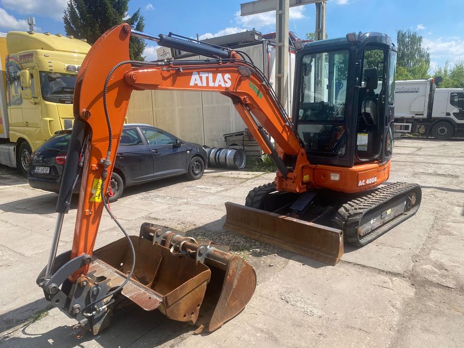 Atlas AC 40UB  MIDI MINI Koparka 4T ATLAS AC40UB AC 40 U 1300 motogodzin 3 łyżki