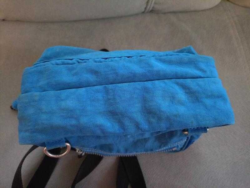 Оригінальна сумка Kipling sky blue з фірмовою мавпочкою