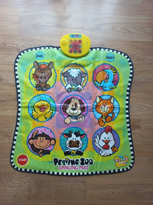 Mata do zabawy ze zwierzętami dźwiękowa