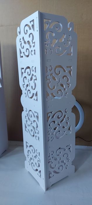 Półka narożna z 4 poziomami 80cm