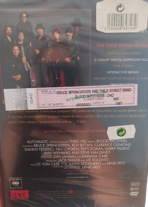 DVD Bruce Springsteen
