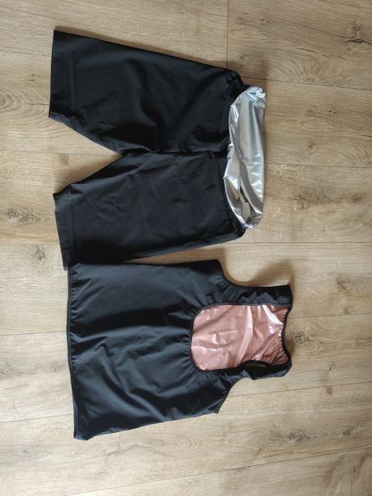 Zestaw koszulka i spodenki termiczne modelujące do ćwiczeń rozmiar 36