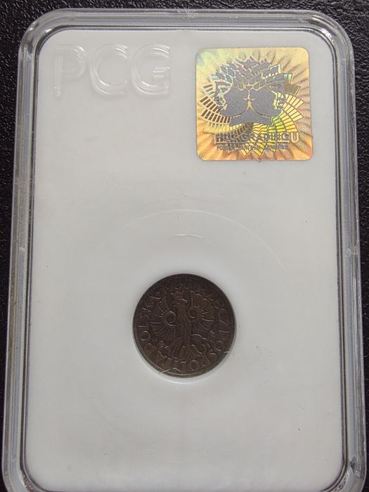 2 gram z 1938 rok MS66 NOTA