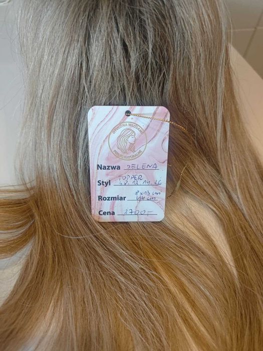 Topper Selena – naturalny blond z odrostem