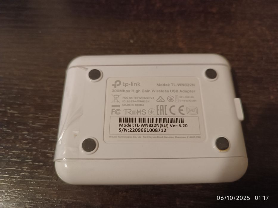 TP-Link adaptador de rede wireless USB64862030014595124