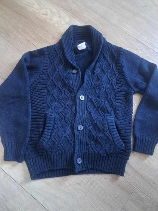 Sweterek granatowy elegancki rozm. 110
