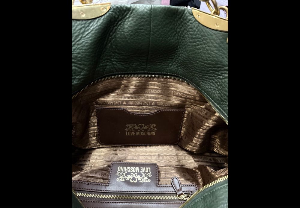 Сумка шкіряна Love Moschino (оригінал)