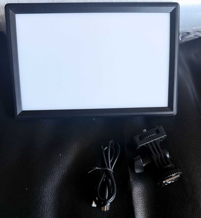 RALENO Lampa wideo LED PLV-S116, bateria 4000 mAh CRI>95,