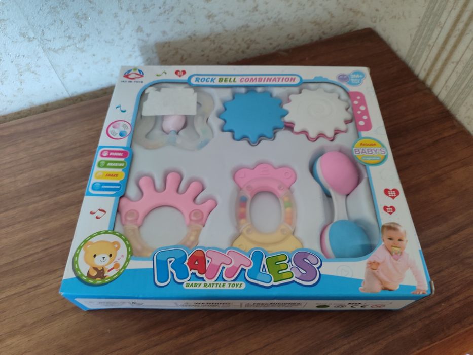 Дитячий розвиваючий ігровий центр автобус бінокль брязкальця