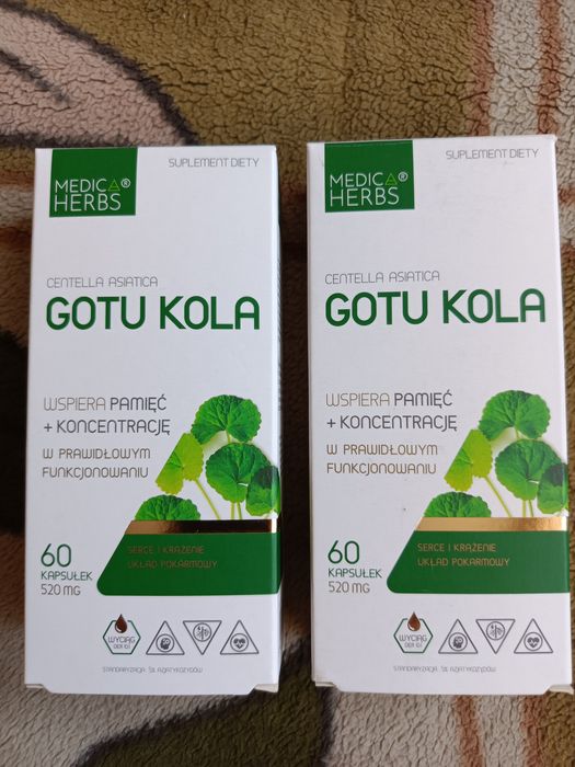 Gotu Kola - 104 kapsułki (pamięć, koncentracja)