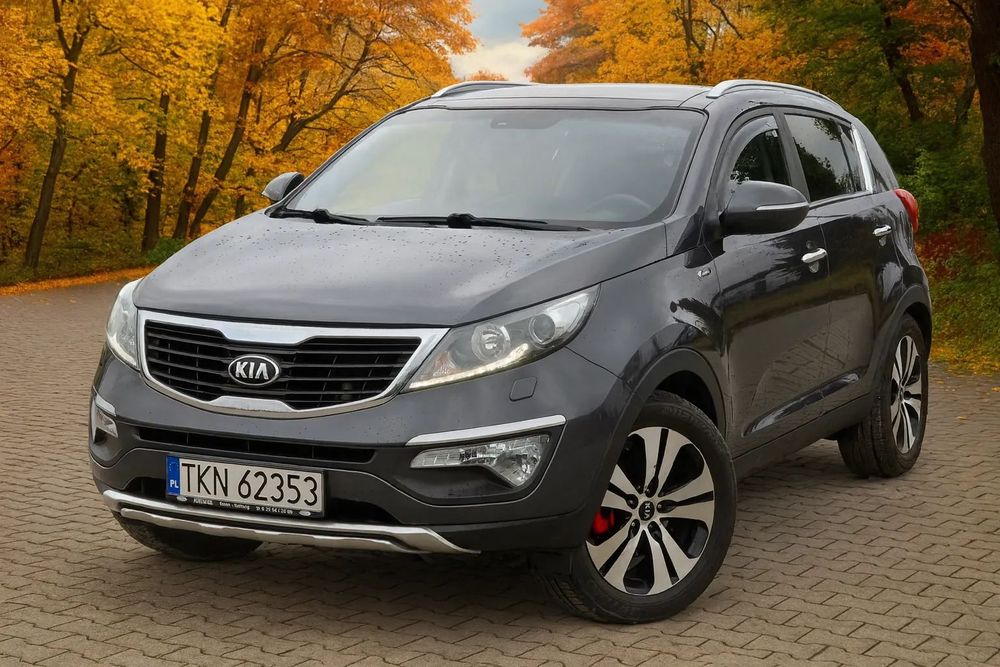 Kia Sportage 2.0 Diesel 4x4 AWD Xenon Navi Bezwypadek Skory Kamera Panorama Full