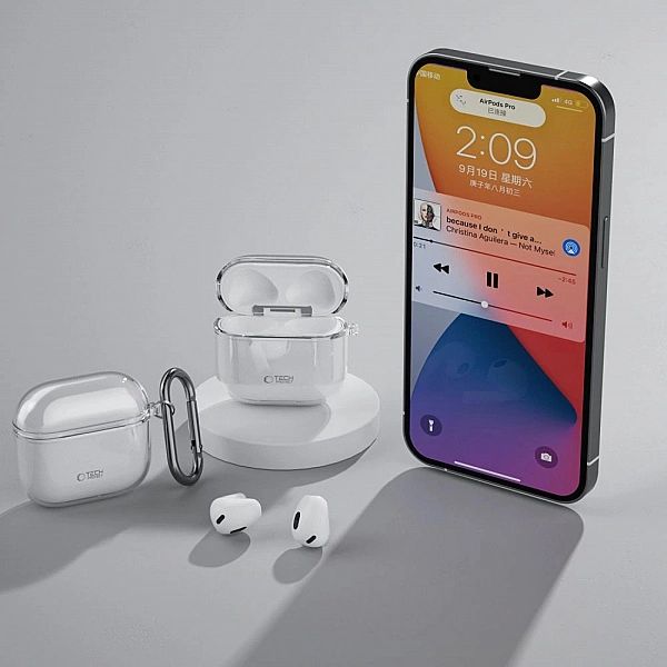 Tech-Protect Flexair Apple Airpods 4 Clear