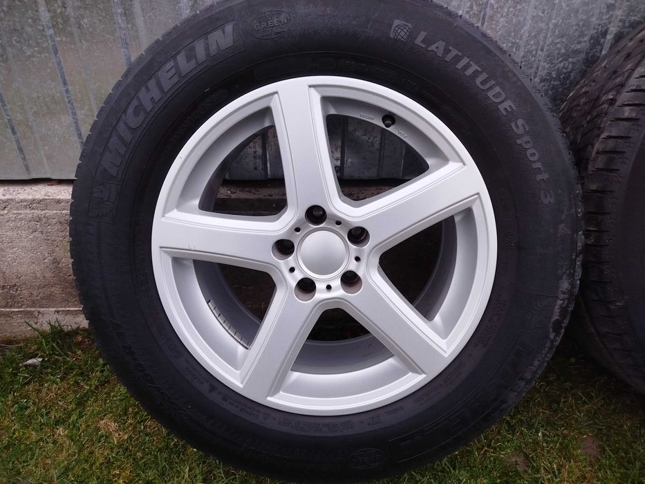Koła 17" audi q5 mercedes 5x112 17 cali z oponami michelin 4x6mm