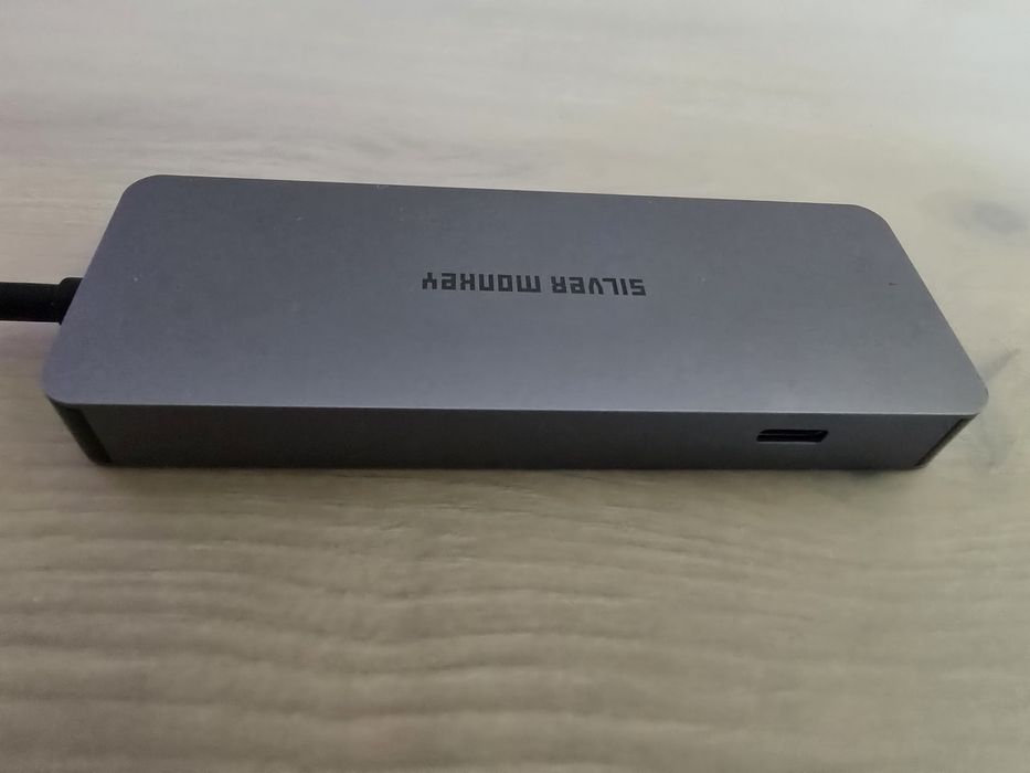 Silver Monkey SMA211 Adapter USB-C - HDMI, 3xUSB, USB-C, PD 100W