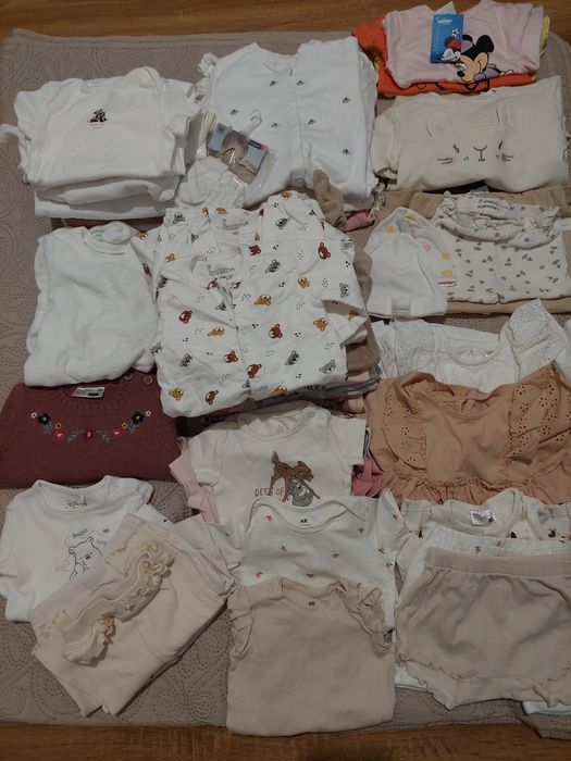 Sprzedam ubranka niemowlęce do negocjacji  68-74 H&M, Smyk, Disney