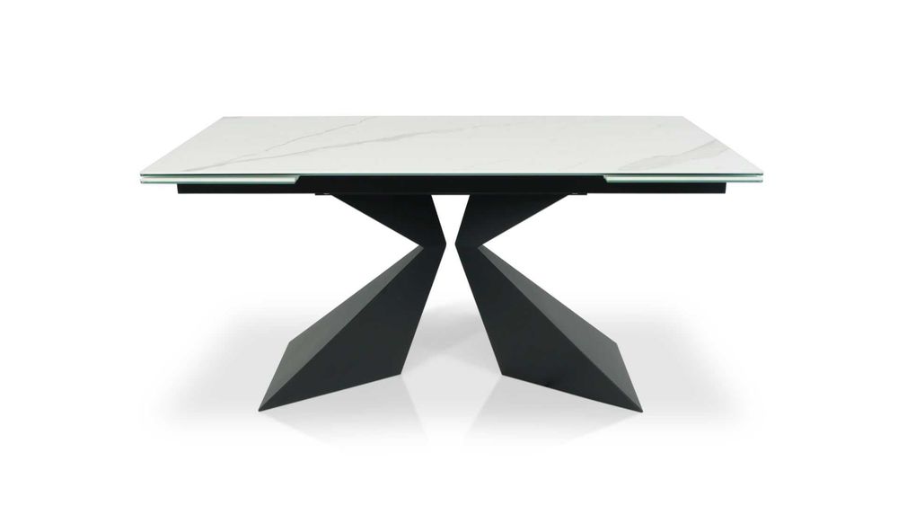 Stół ze spieku kwarcowego rozsuwany 180-260x100cm OSUNA