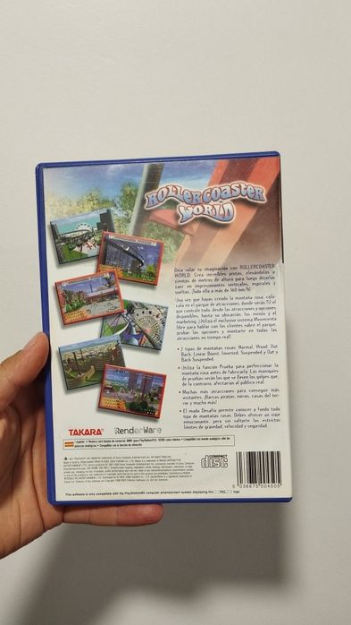 Jogo PS2 Roller coaster world