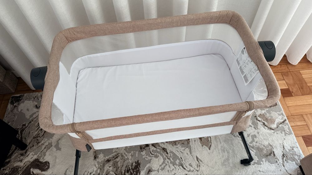 Berço Co-sleeping Kinderkraft Nestee Up 2 (bege) - Next to me