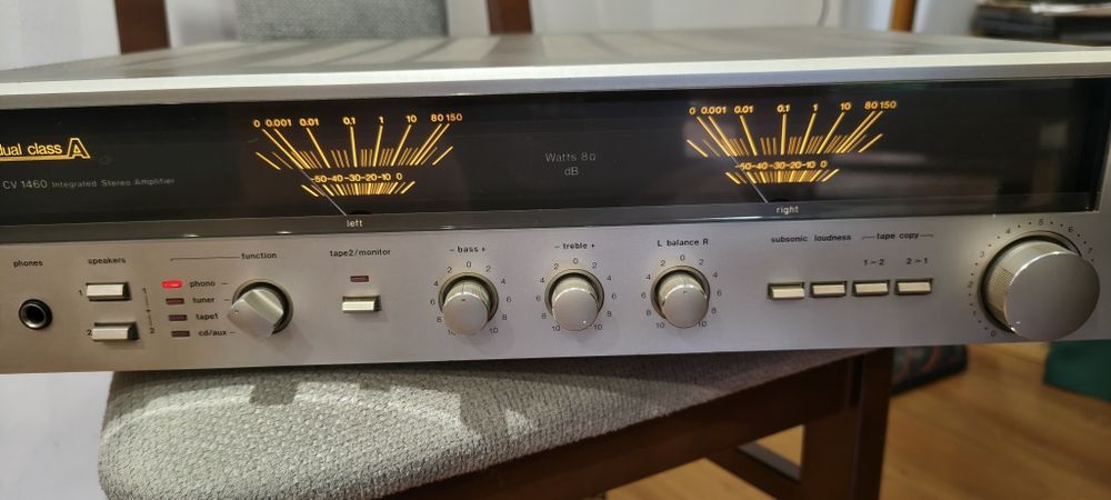 DUAL CV 1460 – wzmacniacz stereo – klasyczny niemiecki Hi-Fi