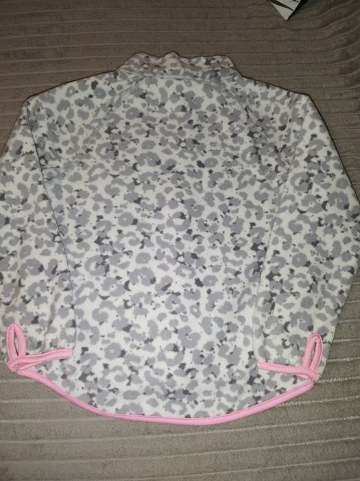 Bluza dziewczęca rozsuwanes polar 92 h&m szara pantera